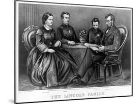 The Lincoln Family, Pub. C.1867-null-Mounted Giclee Print