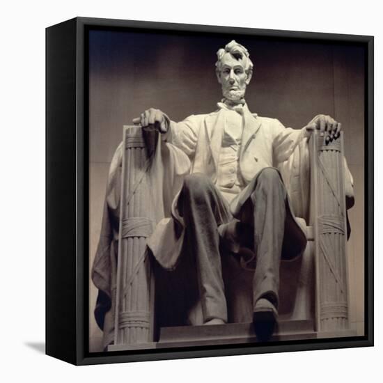 The Lincoln Memorial Dedicated on the 30th May 1922-Daniel Chester French-Framed Stretched Canvas