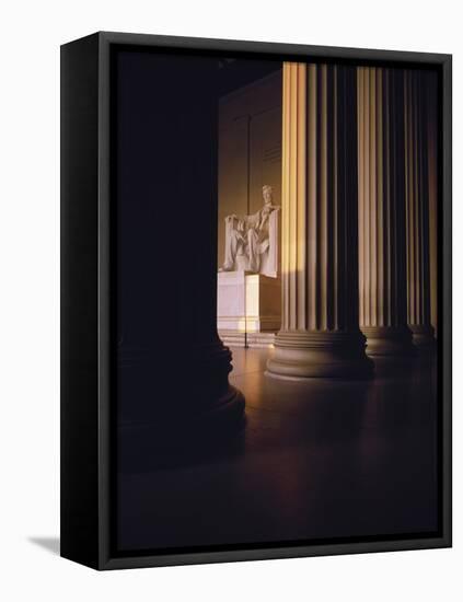 The Lincoln Memorial in the Morning Light, Washington Dc-null-Framed Stretched Canvas