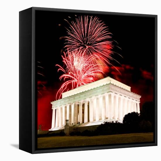 The Lincoln Memorial in Washington Dc-Gary718-Framed Stretched Canvas