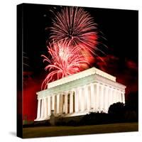 The Lincoln Memorial in Washington Dc-Gary718-Stretched Canvas