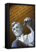 The Lincoln Memorial, Washington Dc.-Jon Hicks-Framed Stretched Canvas