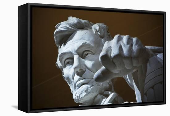 The Lincoln Memorial, Washington Dc.-Jon Hicks-Framed Stretched Canvas