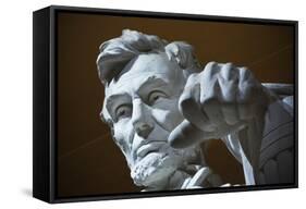 The Lincoln Memorial, Washington Dc.-Jon Hicks-Framed Stretched Canvas