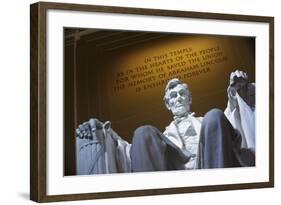 The Lincoln Memorial, Washington Dc.-Jon Hicks-Framed Photographic Print