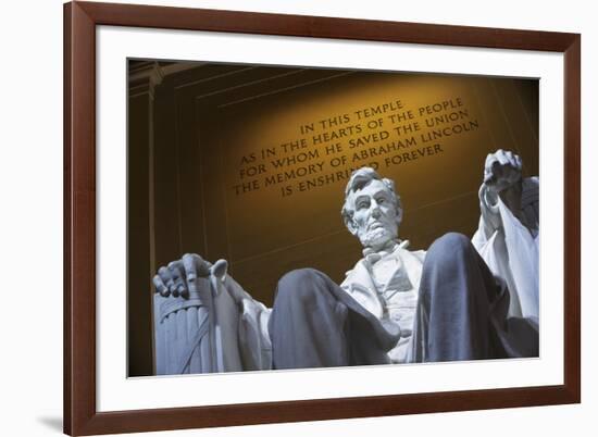 The Lincoln Memorial, Washington Dc.-Jon Hicks-Framed Photographic Print