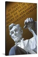 The Lincoln Memorial, Washington Dc.-Jon Hicks-Stretched Canvas