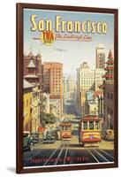 The Lindbergh Line, San Francisco, California-Kerne Erickson-Framed Giclee Print