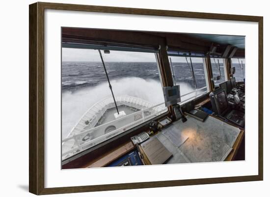 The Lindblad Expeditions Ship National Geographic Explorer in English Strait-Michael Nolan-Framed Photographic Print