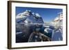 The Lindblad Expeditions Ship National Geographic Explorer in the Lemaire Channel, Antarctica-Michael Nolan-Framed Photographic Print