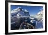 The Lindblad Expeditions Ship National Geographic Explorer in the Lemaire Channel, Antarctica-Michael Nolan-Framed Photographic Print