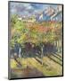 The Lindens of Poissy, 1882-Claude Monet-Mounted Art Print