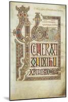 The Lindisfarne Gospels, 715-721-null-Mounted Giclee Print