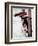 The Lineman (or Telephone Lineman on Pole)-Norman Rockwell-Framed Giclee Print