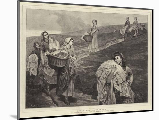 The Linen Gatherers-Valentine Cameron Prinsep-Mounted Giclee Print