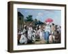 The Linen Market, Santo Domingo-Agostino Brunias-Framed Giclee Print