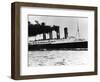 The Liner Lusitania was Torpedoed off the Old Head of Kinsale Ireland on 7th May 1915-null-Framed Photographic Print