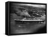 The Liner Queen Mary on Her Maiden Voyage-null-Framed Stretched Canvas