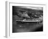 The Liner Queen Mary on Her Maiden Voyage-null-Framed Premium Photographic Print