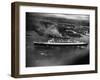 The Liner Queen Mary on Her Maiden Voyage-null-Framed Photographic Print