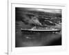 The Liner Queen Mary on Her Maiden Voyage-null-Framed Photographic Print