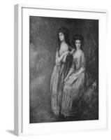 'The Linley Sisters, afterwards Mrs. Tickell and Mrs. Sheridan', c1772, (1917)-Thomas Gainsborough-Framed Giclee Print