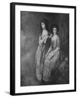 'The Linley Sisters, afterwards Mrs. Tickell and Mrs. Sheridan', c1772, (1917)-Thomas Gainsborough-Framed Giclee Print