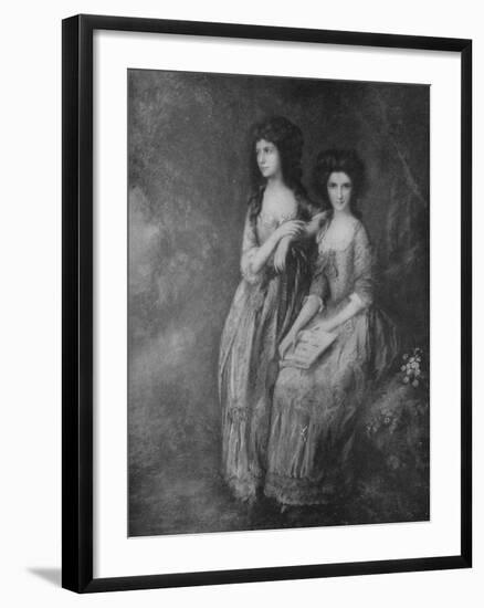 'The Linley Sisters, afterwards Mrs. Tickell and Mrs. Sheridan', c1772, (1917)-Thomas Gainsborough-Framed Giclee Print