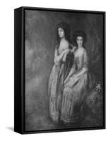 'The Linley Sisters, afterwards Mrs. Tickell and Mrs. Sheridan', c1772, (1917)-Thomas Gainsborough-Framed Stretched Canvas