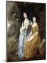 The Linley Sisters (Mrs. Sheridan and Mrs. Tickell) 1771/72-Thomas Gainsborough-Mounted Giclee Print