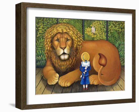 The Lion and Albert, 2001-Frances Broomfield-Framed Giclee Print