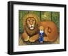 The Lion and Albert, 2001-Frances Broomfield-Framed Giclee Print