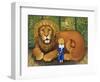 The Lion and Albert, 2001-Frances Broomfield-Framed Giclee Print