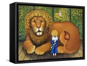 The Lion and Albert, 2001-Frances Broomfield-Framed Stretched Canvas