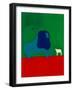 The lion and the lamb,1998,(oil on linen)-Cristina Rodriguez-Framed Premium Giclee Print