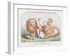 The Lion and the Lamb Shall Lie Down Together and The Little Child Shall Lead Them, c.1840-T. W. Strong-Framed Giclee Print