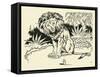 The Lion And The Mouse-Hauman-Framed Stretched Canvas