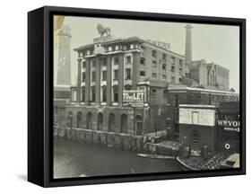 The Lion Brewery, Belvedere Road, Lambeth, London, 1928-null-Framed Stretched Canvas