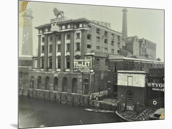 The Lion Brewery, Belvedere Road, Lambeth, London, 1928-null-Mounted Photographic Print