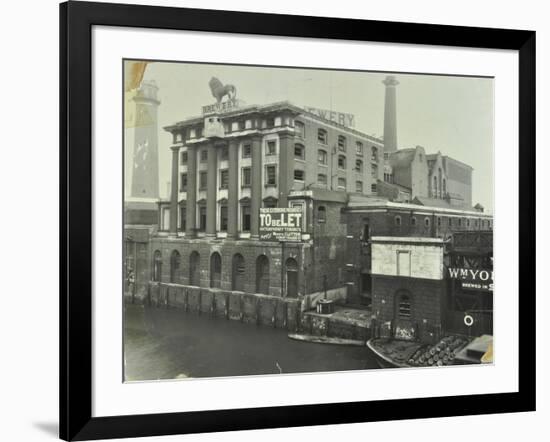 The Lion Brewery, Belvedere Road, Lambeth, London, 1928-null-Framed Photographic Print