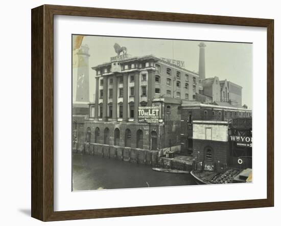 The Lion Brewery, Belvedere Road, Lambeth, London, 1928-null-Framed Photographic Print