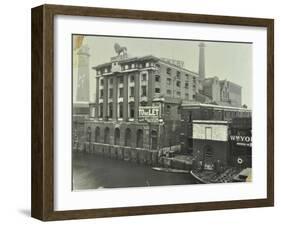 The Lion Brewery, Belvedere Road, Lambeth, London, 1928-null-Framed Photographic Print