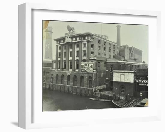 The Lion Brewery, Belvedere Road, Lambeth, London, 1928-null-Framed Photographic Print