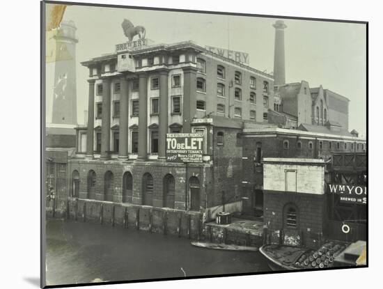 The Lion Brewery, Belvedere Road, Lambeth, London, 1928-null-Mounted Premium Photographic Print