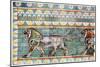 The Lion Frieze from King Darius' Winter Palace at Susa, Iran, 1933-1934-null-Mounted Giclee Print