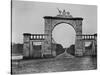 The Lion Gate at Mote Park, the Crofton Family Home, C.1859-Augusta Crofton-Stretched Canvas