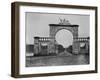 The Lion Gate at Mote Park, the Crofton Family Home, C.1859-Augusta Crofton-Framed Giclee Print