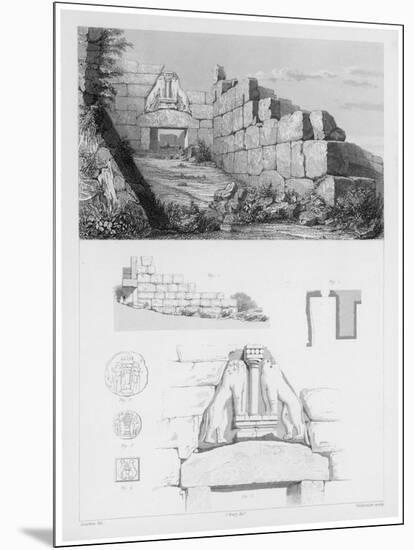 The Lion Gate at Mycenae Represents the Earliest Large Relief Structure on the Greek Mainland-Oulthwaite-Mounted Art Print