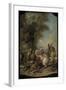 The Lion Hunt, 1735-Jean Francois de Troy-Framed Giclee Print