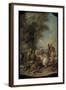 The Lion Hunt, 1735-Jean Francois de Troy-Framed Giclee Print